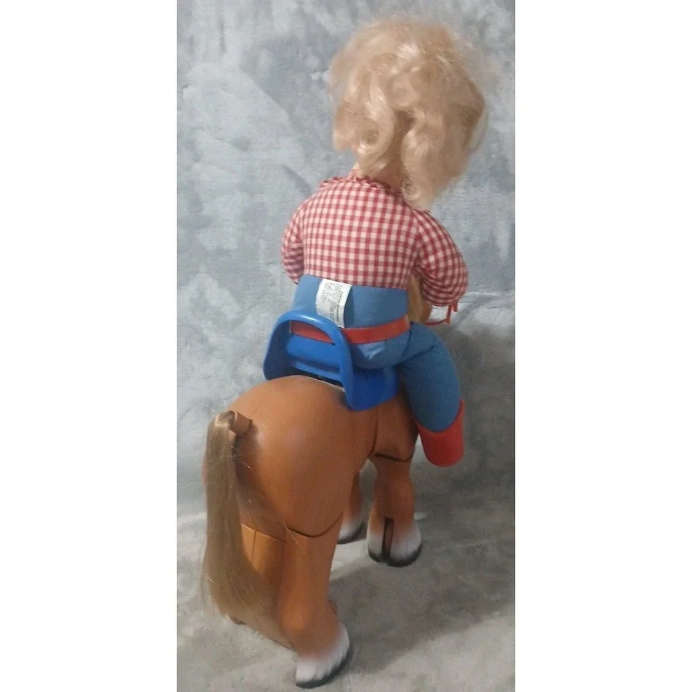 Vtg Ideal Toy Kitt Doll‎ & Kaboodle Girl Doll Horse Play Pony 1984 Boots Reign